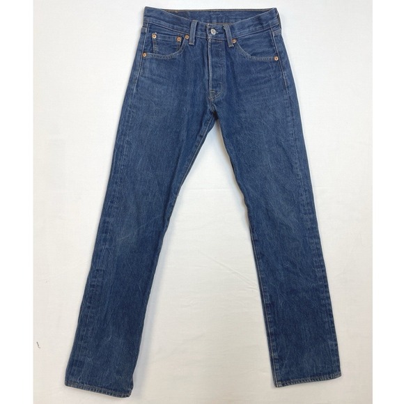 Levi's Other - Levis 501 Men Jeans Button Fly 28x30 (measured) Medium Wash Straight Leg Regular